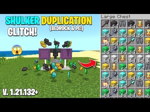 This GLITCH is BROKEN! 😱 New EASIEST Shulker Dupe 26.1 (Minecraft Bedrock)