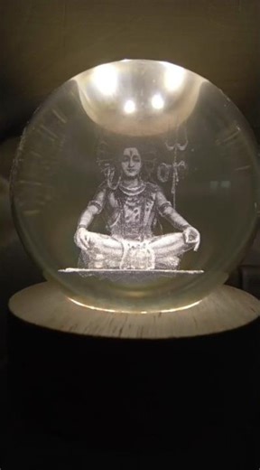 Take a look at this Lord Shiva Crystal Glass Ball Light 3D Night Lamp review#lamplight