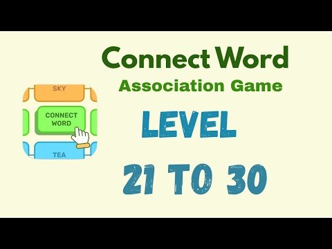 Connect Word Level 21 - 30 Answer | Connect Word Puzzle Game Solutions 🧠✨ | Mini Boss