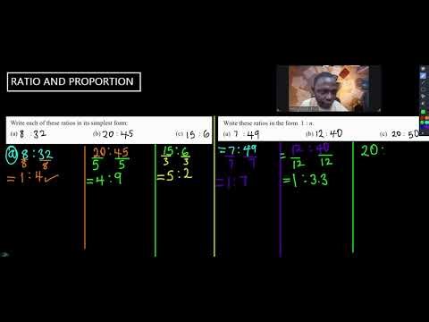 RATIO AND PROPORTIONS