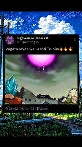 Vegeta saves Goku and trunks #anime #animeedit #art #fypシ゚ #viralvideo #trendingreels #dragonball #Goku #beerus #mrbeast #dragonballsuperbroly | Lugawan ni Beerus