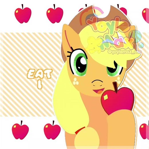 EAT IT UP! #mylittlepony #mlp #applejack #osc #fyp #fypシ゚viral #bfdi