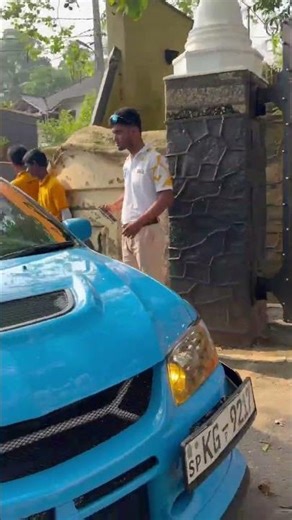 Mahinda College First Flag 2026🖤💛🖤 #vehicle #subscribe #lancer Mahinda College #deltaforce #cat