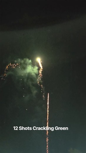 Green Rider 12 Shots | Crackling Blast 💚🔥 #fireworks #crackers #patakhe #skyshot #firecrackers