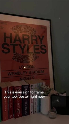 How to Frame Your Tour Poster: Best Way to Display a Harry Styles Wembley Poster