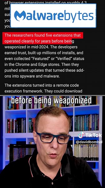 Warning: 4.3 million devices infected with Browser Extension Malware #malware #chrome #edge #browser #internet