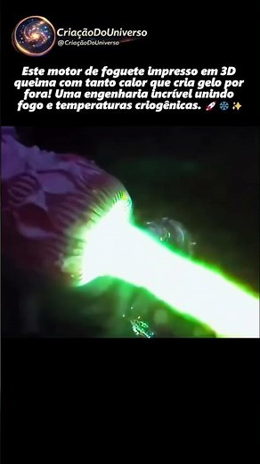 O motor de foguete que cria gelo enquanto queima! 🚀❄️
