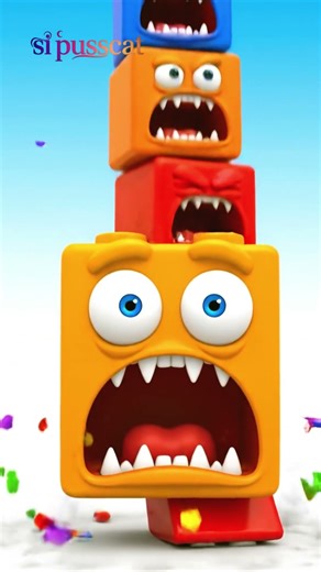 Epic Angry Block Tower Crash 😂🧱 #Shorts #CrazyBlocks #Viral #asmr