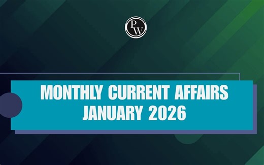 Monthly Current Affairs January 2026 by Krati Ma’am
