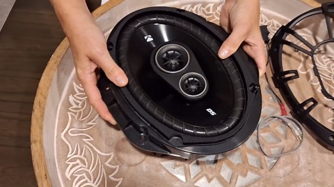 KICKER Speakers 6.75 inch for Ford Fiesta 2011-2019 Upgrade Kit - Pair of CS Series with Adapters and Harness, Coaxial 6 3/4 Car Audio Front or Rear Door Speaker CSC674, 46CSC674