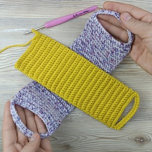 12K views · 282 reactions | This crochet mug is cozy,easy and quick to wrap around your coffee and tea cups #crochet #knitting | Knitting | Facebook