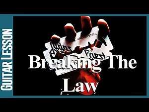 Judas Priest - Breaking The Law - Guitar Lesson