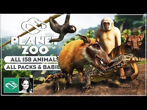 ▶ All 158 Animals & Babies | Every Official Planet Zoo Animal