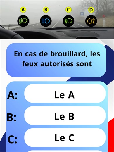 CODE DE LA ROUTE 2026 🇫🇷 – Partie 54#france ⚠️ 80% des candidats échouent à cette question du code de la route. ❓ Peux-tu réussir l’examen du permis de conduire en France ? �� Attention, c’est une question piège que beaucoup de candidats ratent. Teste tes connaissances et découvre si tu es prêt pour l’examen ! Bienvenue dans cette série Quiz Code de la Route France ����. Dans chaque vidéo, tu trouveras 2 questions inspirées de l’examen officiel du code de la route pour tester tes connaissances