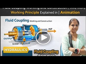 Fluid Coupling Working and Construction | Scoop Coupling Working Principle Explained in | Animation