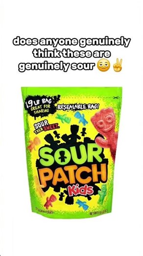 these GENUINELY are GENUINELY NOT sour 😭✌️