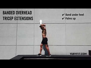 How to Do Overhead Tricep Extensions with Resistance Bands