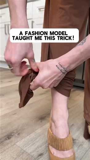 A FASHION MODEL TAUGHT ME THIS TRICK!