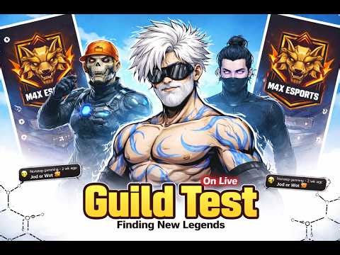 LIVE STREAM | LIVE GUILD TEST 1V4,1V1 | 4V4 MAC MATCHES | UPCOMING LEGEND GUILD | M4X ESPORTS |