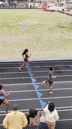 Girls 100M Dash at Lewis James Invitational 2026 Rayna Lawson 1st place (11.99) #trackandfield