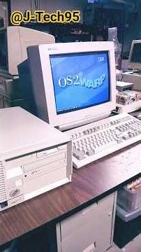 Starting OS/2 Warp 4.52 on an IBM PC-750 #retrocomputing #os/2 #ibm