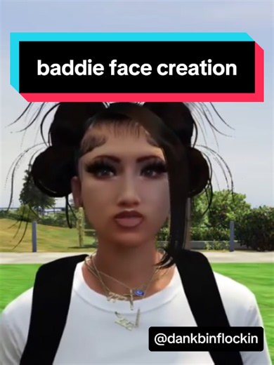 Here's how to make this fivem baddie face creation! #roleplay #fivem #gta #gtaviral #hoodrp