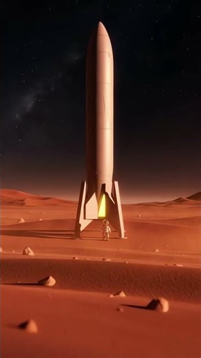 Kid lands on Mars