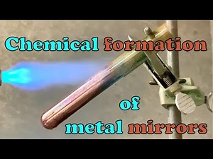 Simple formation of metal mirrors