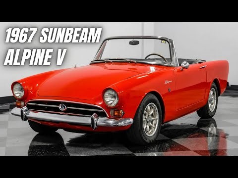 1967 Sunbeam Alpine Series V – The British Roadster That Defined Pure Driving Luxury