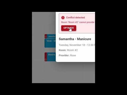 Resource conflicts resolution example