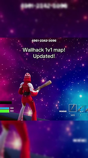 best wallhack 1v1 map! #fortnite #fyp #fortnitemap #viral