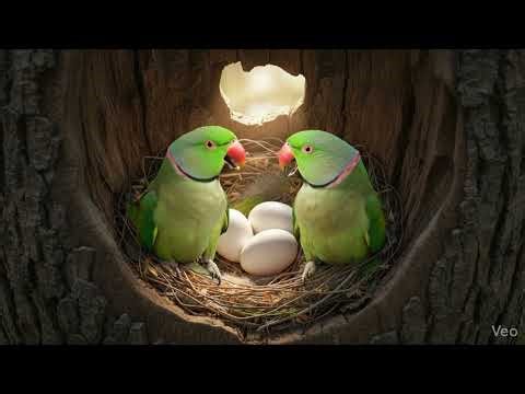 How Parrots Build a Nest Inside a Tree |