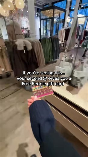 Free People on Instagram: "It’s never too late to gift a Free People gift card. Visit a store near you or shop at our link in bio."