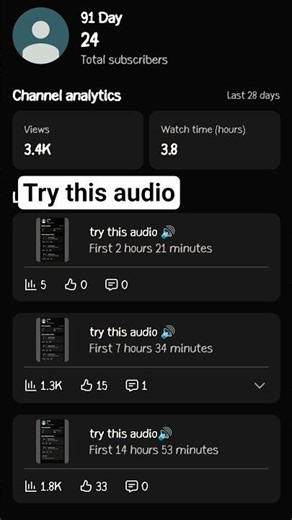 try this audio🔊