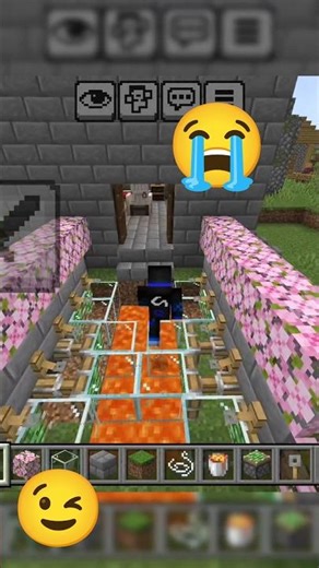Walking Over Lava Without Blocks 😭💀