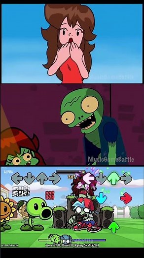 Vs BF GF zombie - Plant vs Rapper mod - Friday Night Funkin' Game #plantsvszombies