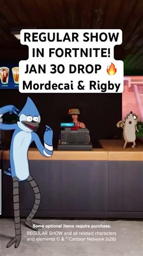 Fortnite Just Revealed Regular Show Skins! 🔥 Mordecai & Rigby Dropping Jan 30 – First Look!