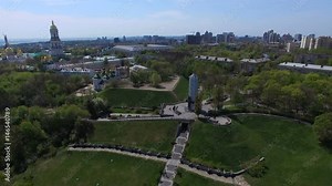 Museum of Holodomor and Pecherska Lavra the historical monuments in Kiev