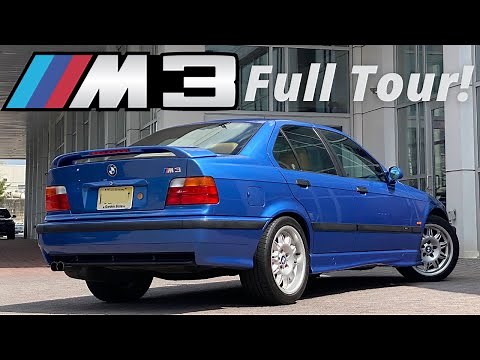 Walk Around and Overview: Manual 1998 BMW E36 M3 in Estoril Blue!