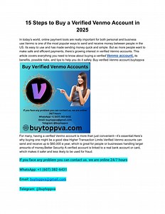 15 Steps to Buy a Verified Venmo Account in 2025 - SlideServe