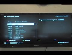 Beim Sony Bravia die Sender sortieren