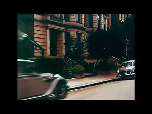 Driving Through Old London in the 1950s,