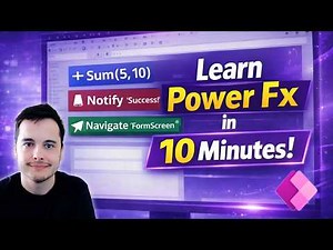 Power Apps Tutorial: Using Power Fx for Screens, Sum, Notify & Navigate