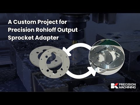 A Custom Project for Precision Rohloff Output Sprocket Adapter | B&K Precision Machining
