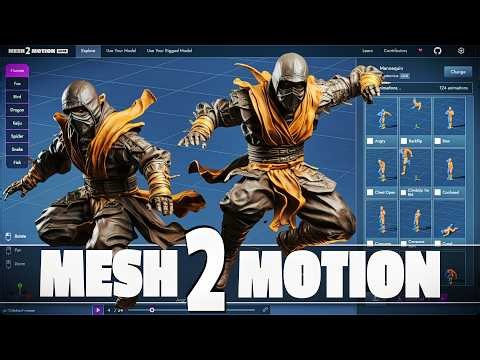 Mesh2Motion - Stupidly Easy FREE Animation App!
