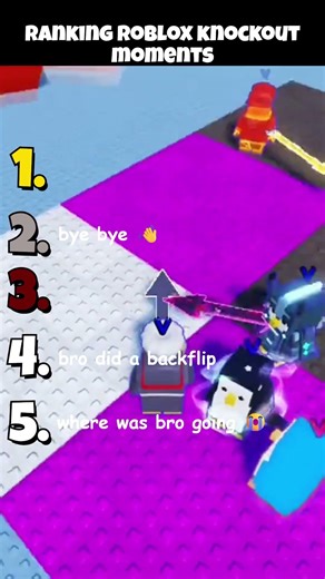 Ranking roblox knockout moments pt 7 #shorts #roblox #robloxmemes #robloxedit #knockout