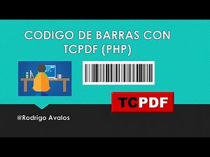 Codigo de barras con TCPDF | PHP | Mysql | HTML