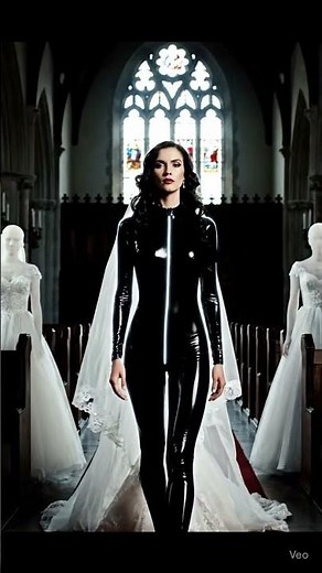 Latex Wedding Transformation | Wedding Dress to Latex Transformation: Classy to Sassy 👰‍♀️➡️🖤