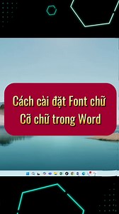 Cách cài đặt font chữ cỡ chữ trong Word #phimtathayexcel #phimtattinhoc #phimtatexcel #meotinhoc #thuthuattinhoc #sachexcel #sachtinhocvanphong #word #excel #powrpoint #tinhoccoban #xuhuong☘️😂🎋🎋 | Thủ thuật tin học văn phòng