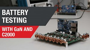 Battery testing with GaN and C2000 | Video | TI.com